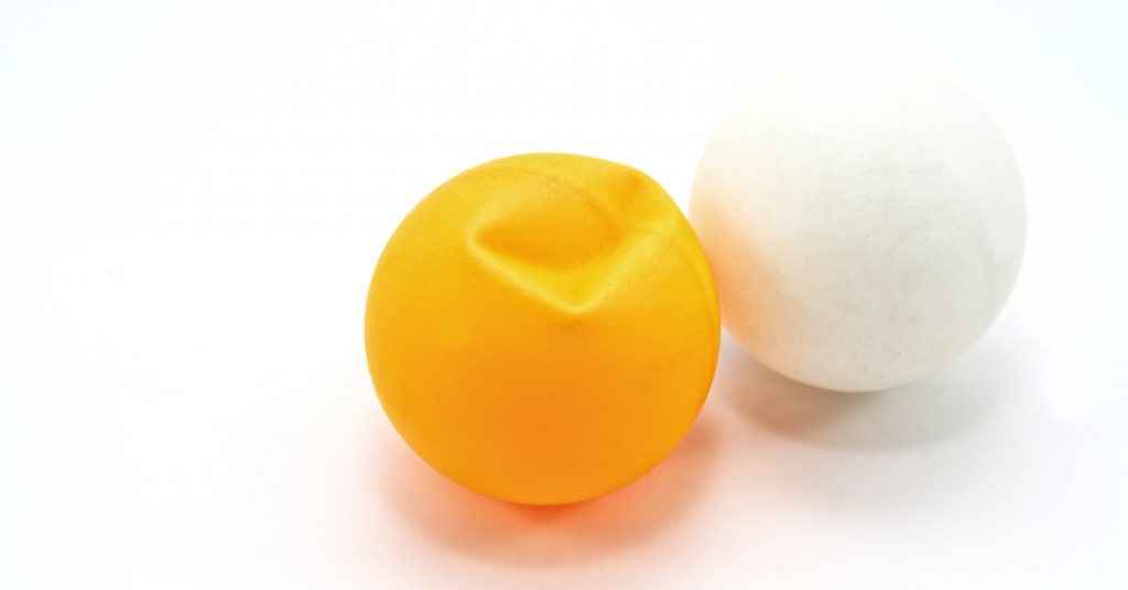how to fix a dented ping pong ball